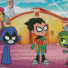 Aesthetic Teen Titans Diamond Painting