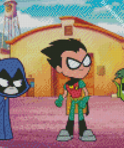 Aesthetic Teen Titans Diamond Painting