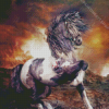 Aesthetic War Horse Diamond Painting