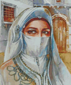 Aesthetic Arab Lady Diamond Painting