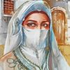 Aesthetic Arab Lady Diamond Painting