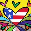 Aesthetic Britto Hearts Diamond Painting