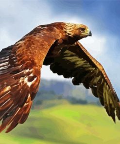 Aesthetic Golden Eagle Diamond Painting