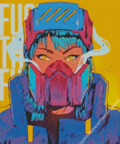 Aesthetic Grunge Girl Diamond Painting