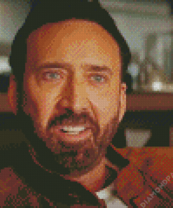 Aesthetic Nicolas Cage Diamond Painting