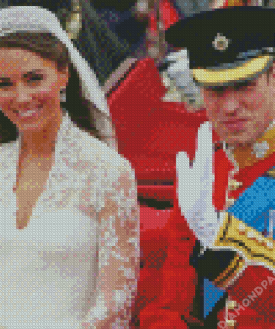 Aesthetic Prince William And Kate Diamond Painting