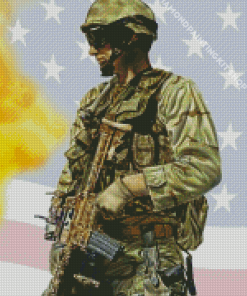 Aesthetic Us Marine Diamond Painting