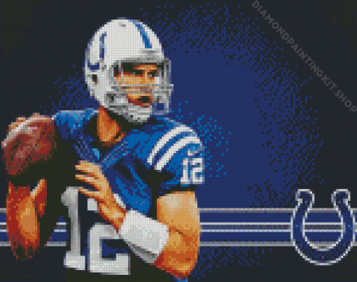 Andrew Luck Indianapolis Colts Diamond Painting