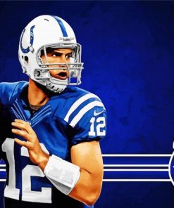 Andrew Luck Indianapolis Colts Diamond Painting