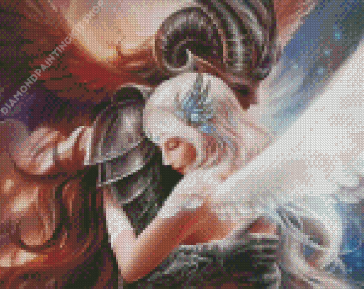 Angel And Devil Hugging Diamond Painting