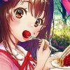 Anime Girls Eating Strawberry Shortcake Diamond Painting