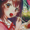 Anime Girls Eating Strawberry Shortcake Diamond Painting