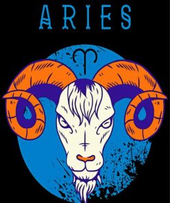 Aries Zodiac Sign Diamond Painting