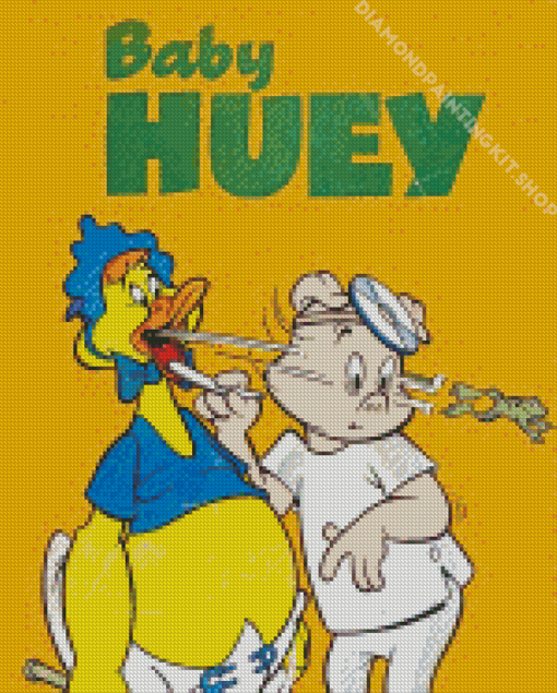 Baby Huey The Baby Giant Poster Diamond Painting