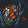 Beautiful Tiger Eyes Diamond Painting