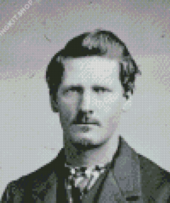 Black And White Wyatt Earp Diamond Painting