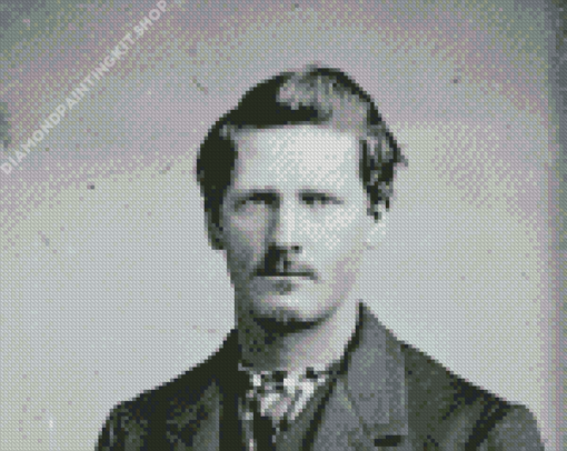 Black And White Wyatt Earp Diamond Painting