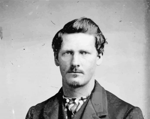 Black And White Wyatt Earp Diamond Painting