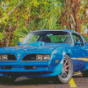 Blue 78 Firebird Trans Am Diamond Painting