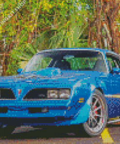 Blue 78 Firebird Trans Am Diamond Painting