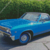 Blue Chevrolet El Camino Diamond Painting