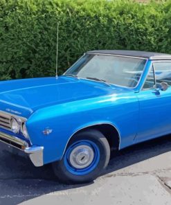 Blue Chevrolet El Camino Diamond Painting