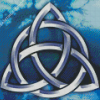 Blue Triquetra Diamond Painting