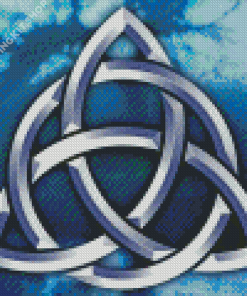 Blue Triquetra Diamond Painting