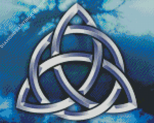 Blue Triquetra Diamond Painting