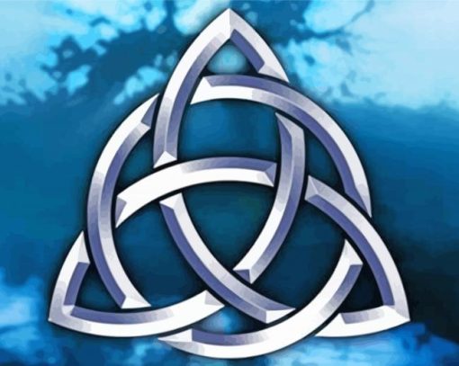 Blue Triquetra Diamond Painting