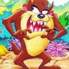 Brown Tasmanian Devil Diamond Painting