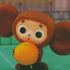 Cheburashka Character Diamond Painting