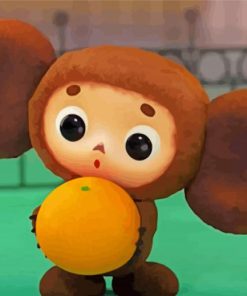 Cheburashka Character Diamond Painting