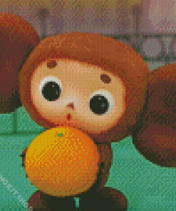 Cheburashka Character Diamond Painting