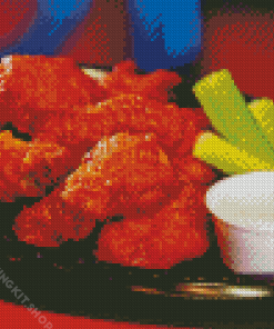 Chicken Wings Meal Diamond Painting