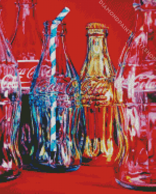 Coca Cola Bottles Diamond Painting