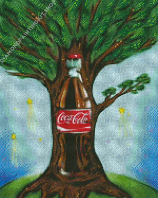 Coca Cola Tree Diamond Painting