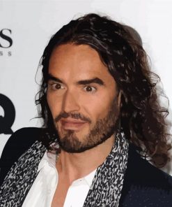 Comedian Russell Brand Diamond Painting