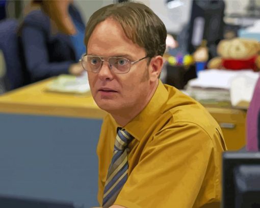 Cool Dwight Schrute Diamond Painting