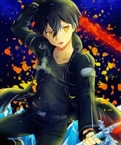 Cool Kirito Diamond Painting