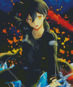 Cool Kirito Diamond Painting