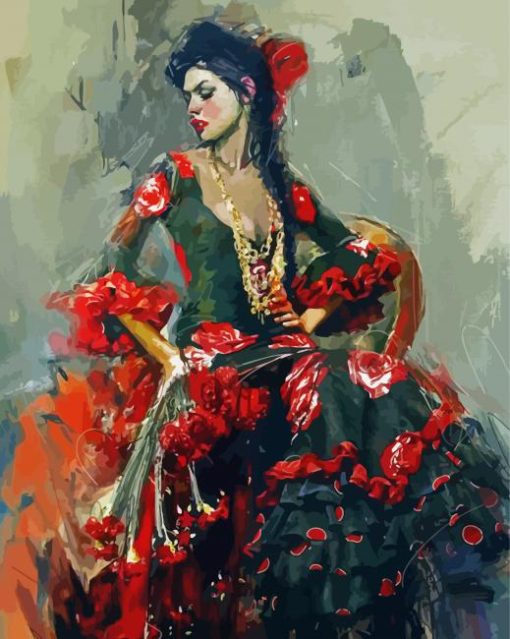 Cool Spanish Lady Diamond Painting