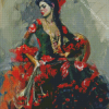 Cool Spanish Lady Diamond Painting