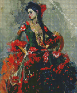 Cool Spanish Lady Diamond Painting