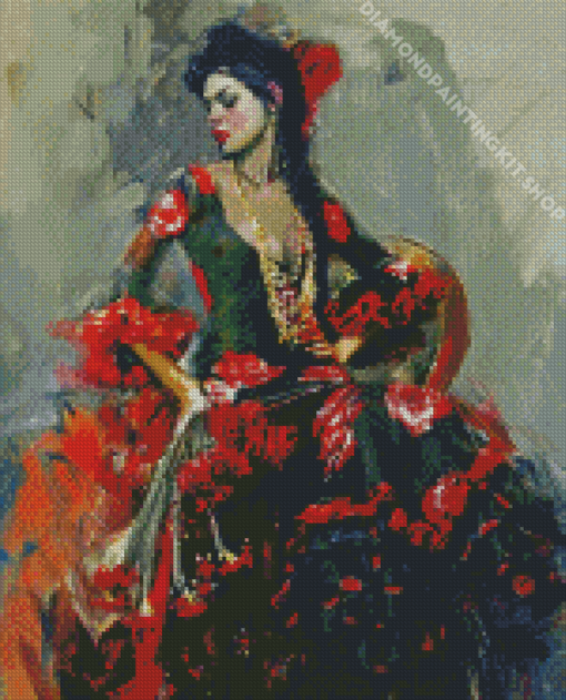 Cool Spanish Lady Diamond Painting