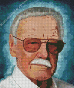 Cool Stan Lee Diamond Painting