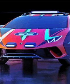 Cool Lamborgini Diamond Painting