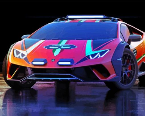 Cool Lamborgini Diamond Painting