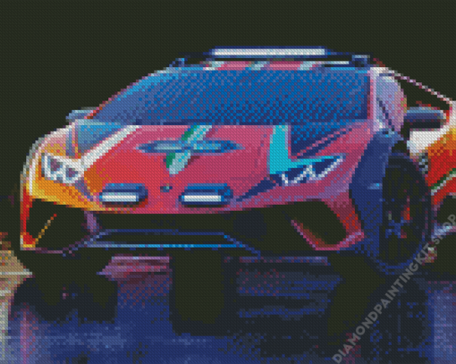 Cool Lamborgini Diamond Painting