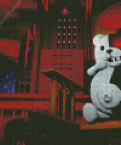 Creepy Monokuma Diamond Painting